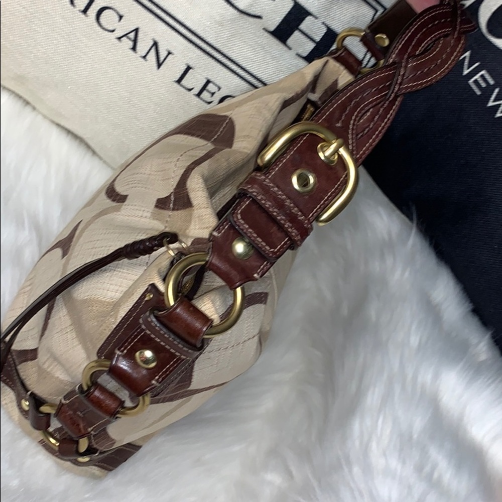Coach Signature Tonal Carly Logo Shoulder Bag - Picture 7 of 10